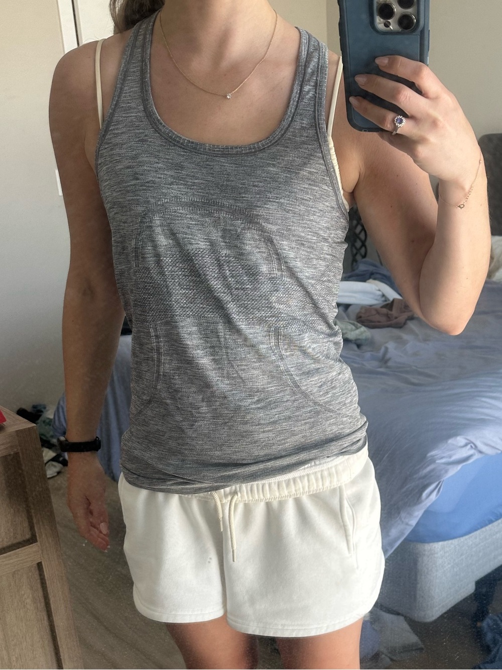 lululemon Athletica Gray Swiftly Tech Racerback Tank Top Never Worn